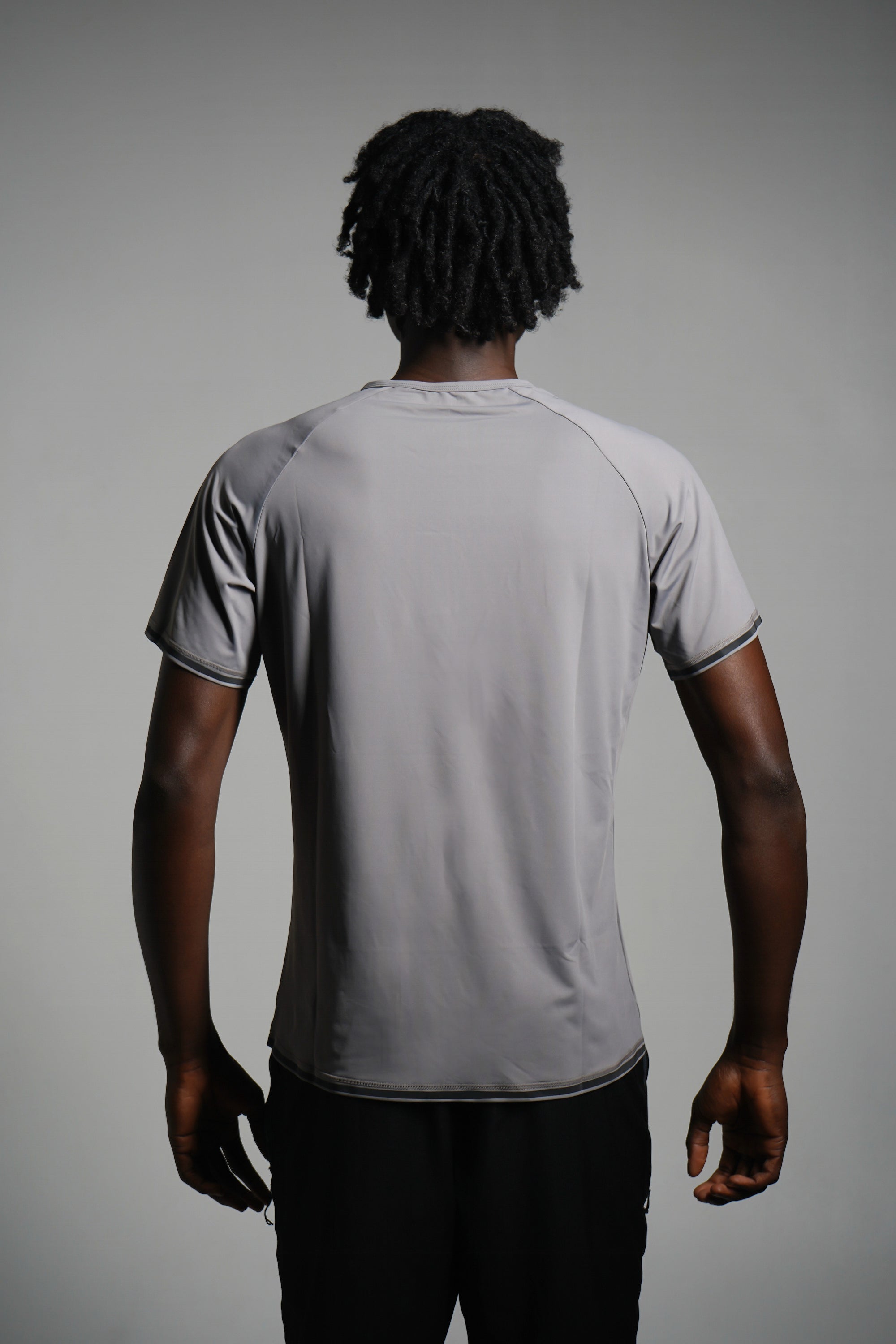 Grey Zip-Top Training Shirt